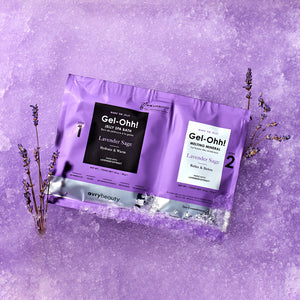 Gel-Ohh Jelly Spa Lavande Sauge AvryBeauty - Lot de 2