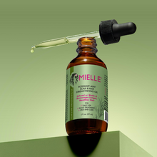 Charger l&#39;image dans la galerie, Huile fortifiante pour le cuir chevelu et les cheveux MIELLE Romarin et Menthe - 59 ml / 2 oz
