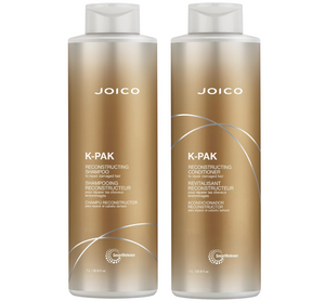 JOICO K-PAK RECONSTRUCTING SHAMPOO & CONDITIONER 1L DUO