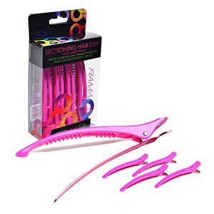 Pinces de sectionnement pour bandes élastiques roses Foil It - 4 unités