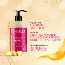 Charger l&#39;image dans la galerie, [MIELLE ORGANICS] GEL COIFFANT AU MIEL ET AU GINGEMBRE 13 OZ BOUCLES DÉFINIES HYDRATANT
