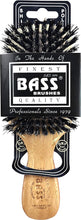 Charger l&#39;image dans la galerie, Brosse à cheveux Bass Brushes 100 % poils de sanglier, style club classique pour homme, avec manche 100 % bambou pur. Elle fait briller, revitalise et polit. Modèle n° 153

