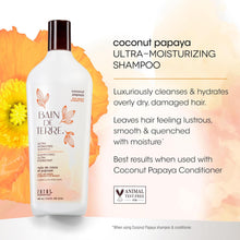 Load image into Gallery viewer, Bain de Terre COCONUT PAPAYA ULTRA HYDRATING Shampoo 1L
