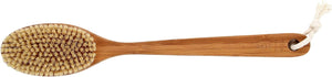 Brush - Deluxe Long Handle 100% Wild Boar Firm Body Brush Wet / Dry One Piece Ba by Bass Brushes