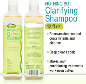 Nothing But Clarifying Shampoo Sulfate-Free Detox for Natural Hair 12oz 4-Pack