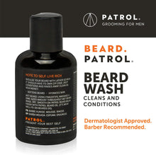 Load image into Gallery viewer, Beard Patrol Beard Wash Cleanser and Conditioner 114ml / 4fl oz
