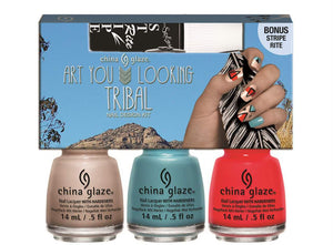 CHINA GLAZE 82655 ART YOU LOOKING TRIBAL 3 PC SET