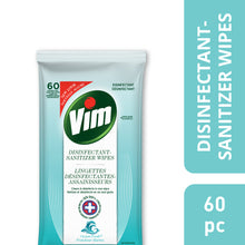 Load image into Gallery viewer, Vim Power And Shine Multi-Purpose Disinfectant-Sanitizer Wipes, 99.99% Virus and Bacteria Elimination, Ocean Scent, 30 Count
